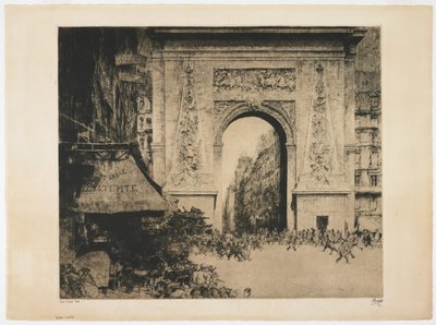 Porte Saint-Denis, Paris by Jules de Bruycker